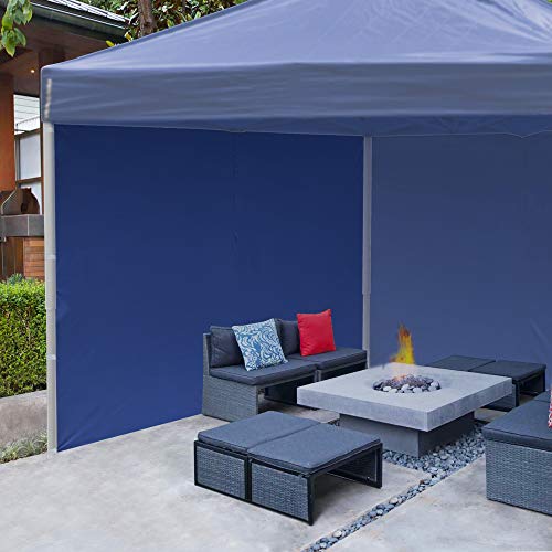 Instahibit 1080D 120g EZ Pop Up Canopy Sidewall UV30+ Fits 10x10ft Canopy Outdoor Picnic 1 Piece Garden