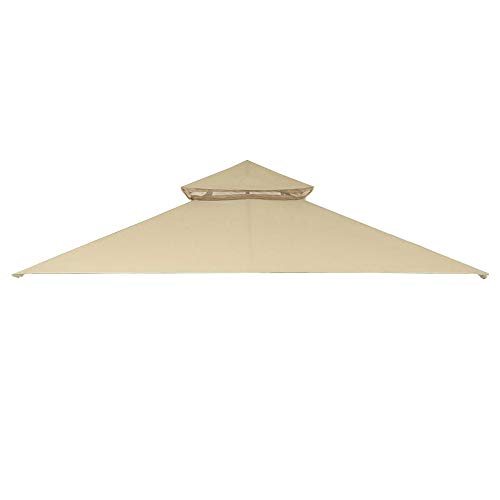 Garden Winds Cindy Crawford Wicker Gazebo Replacement Canopy Top Cover - RipLock 350