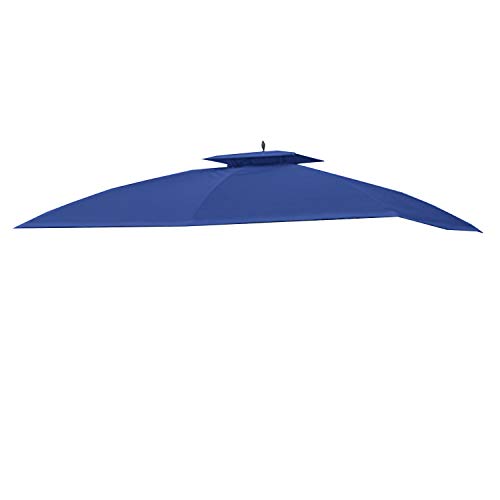 Garden Winds Replacement Canopy for The Sonoma Riviera Gazebo - Riplock 350 - True Navy