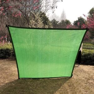 YSUEFIJO Garden 80% Shade Cloth, Outdoor Sun Shade Cover, Sun Mesh UV Resistant Net, Heavy Duty Shade Mesh Tarp, Taped Edge with Grommets, Sun Net Mesh for Patio Backyard