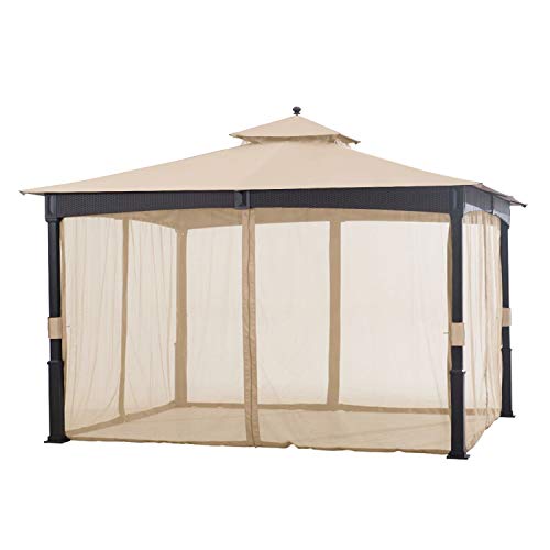 Garden Winds Replacement Canopy Top Cover for Wicker 10 x 12 Gazebo- Riplock 350