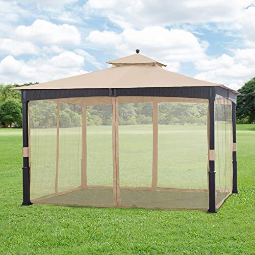 Garden Winds Replacement Canopy Top Cover for Wicker 10 x 12 Gazebo- Riplock 350