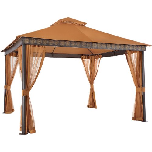 Garden Winds La Palma I and II Gazebo Replacement Canopy Top Cover