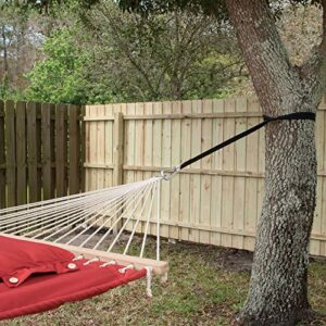 smart garden sg hammock tree straps, includes two durable, heavy-duty weather-proof polyester straps to combine with heavy gauge steel carabineers to ensure a sturdy setup, 75100