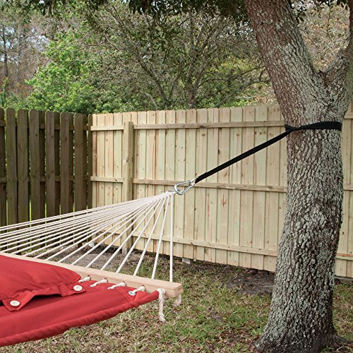 Smart Garden SG Hammock Tree Straps, Includes Two durable, Heavy-Duty Weather-Proof Polyester Straps To Combine With Heavy Gauge Steel Carabineers To Ensure A Sturdy Setup, 75100