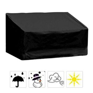 Amosfun Potting Bench Patio loveseat Cover Storage Box Waterproof Garden Benches for Outdoors- Outdoor Waterproof Park Seats Cover- Garden Bench Oxford Cloth Cover