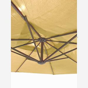 Garden Winds Replacement Canopy Top Cover for 8FT Square Umbrella YJAF-037 - RipLock 350