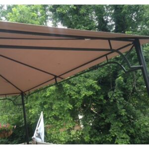 Garden Winds Replacement Canopy for 10 x 10 Accented Frame Gazebo - Riplock 350 - Beige