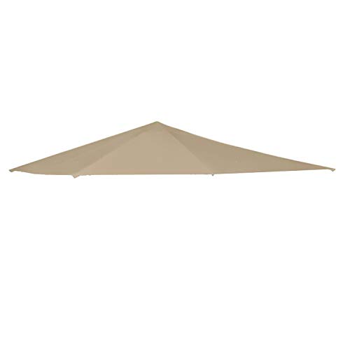 Garden Winds Replacement Canopy for 10 x 10 Accented Frame Gazebo - Riplock 350 - Beige