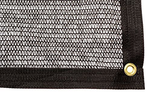 Be Cool Solutions 60% Black Outdoor Sun Shade Canopy: UV Protection Shade Cloth| Lightweight, Easy Setup Mesh Canopy Cover with Grommets| Sturdy, Durable Shade Fabric for Garden, Patio & Porch 12'x12'