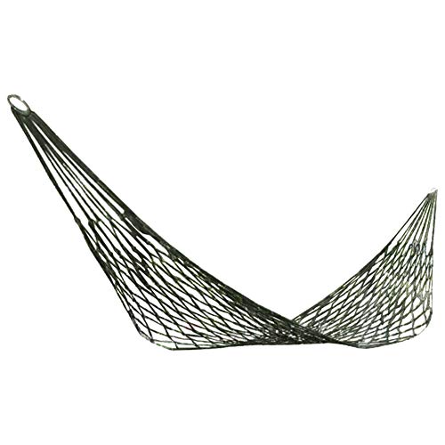 JINYI Hammock, Thicken Nylon Fabric Multi-Functional Hammock Outdoor Hammock Simple Nylon Net Hammock for Outdoor Garden