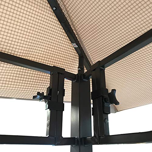 Garden Winds Replacement Canopy Top Cover for The Solar Grillzebo - RipLock 350