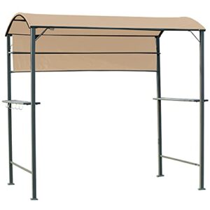 garden winds replacement canopy top cover compatible with the outsunny 84c-174 grill gazebo – riplock 350