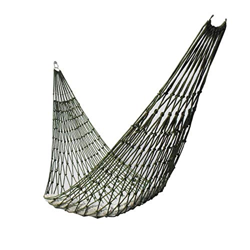 Upgraded Hanging Hammock Mesh Swing Seat, Portable Garden Outdoor Hammock, Fun Rope Pod Chair for Camping, Travel, Hiking and Backyard Relaxation, Easy to Hang and Comfortable, Fit Kids, Teens, Adults