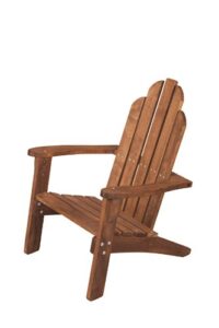 maxim child’s adirondack chair. kids outdoor wood patio furniture for backyard, lawn & deck