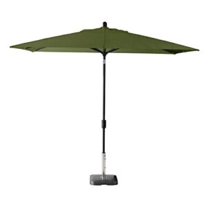 secret garden home goods laguna cove 10′ x 6.5′ rectangular auto tilt market umbrella (black sapphire, sunbrella- fern)