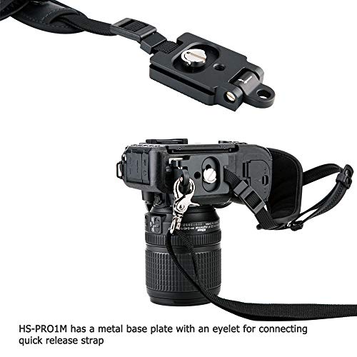 JJC Deluxe Camera Hand Grip Strap for Canon EOS 6D Mark II 5D Mark IV III 7D 2000D 90D 80D Rebel T8i T7i T6i T7 T6 Powershot SX70 Nikon D750 D780 D850 D500 D7500 D7200 D5600 D3500 Coolpix P1000 & More