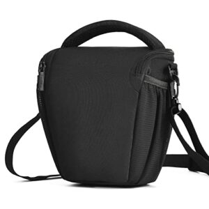 caden dslr/slr camera shoulder bag case with adjustable shoulder strap, compatible for nikon, canon, sony mirrorless cameras waterproof (small)