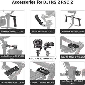 SMALLRIG Extended Quick Release Plate for Arca-Type Standard Compatible with DJI RS 2 / RSC 2 / RS 3 / RS 3 Pro Gimbal - 3162