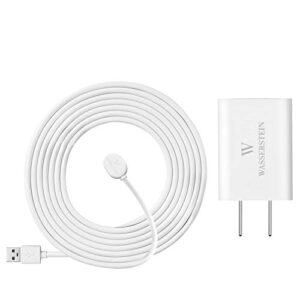 6ft/1.8m Weatherproof Outdoor Charging Cable with Quick Charge Adapter Compatible with Arlo Ultra/Ultra 2/Pro 3/Pro 4 (White) (NOT Compatible with Arlo Essential Spotlight)