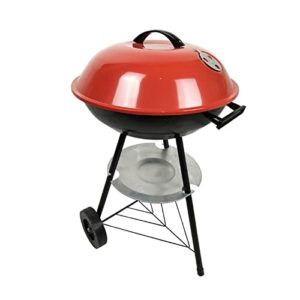 geeklls charcoal grills charcoal bbq grill outdoor round bbq grill backyard barbecue grill garden picnic cooking tools