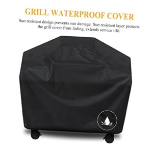 CUBTOL Grill Cover Combo Grill Oven Grill Rack Outdoor Griddle Grill Barbecue Grill Protector Garden BBQ Cover BBQ Smoker Cover Outdoor BBQ Cover Oven Protection Cover BBQ Oven Cover Set