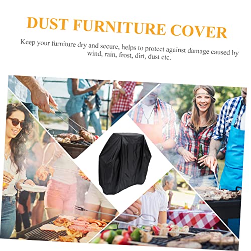 CUBTOL Grill Cover Combo Grill Oven Grill Rack Outdoor Griddle Grill Barbecue Grill Protector Garden BBQ Cover BBQ Smoker Cover Outdoor BBQ Cover Oven Protection Cover BBQ Oven Cover Set