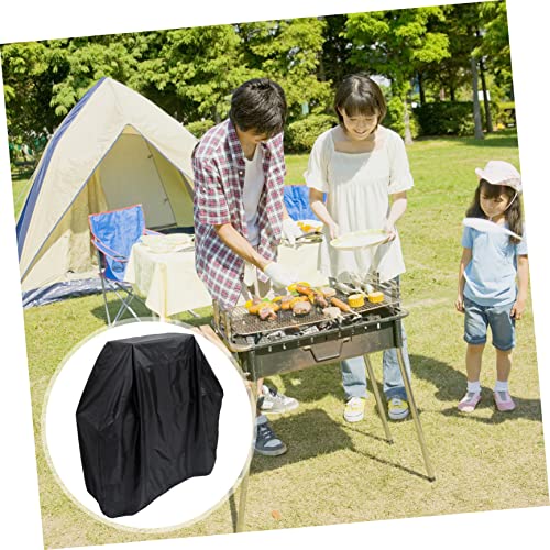 CUBTOL Grill Cover Combo Grill Oven Grill Rack Outdoor Griddle Grill Barbecue Grill Protector Garden BBQ Cover BBQ Smoker Cover Outdoor BBQ Cover Oven Protection Cover BBQ Oven Cover Set