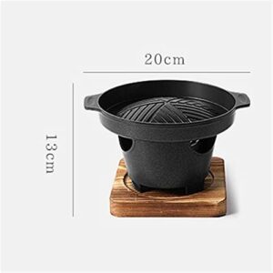 GEEKLLS Charcoal grills Mini Barbecue Stove Household One-Person Garden Outdoor BBQ Smoke-Free Japanese-Style Small Roasting Pot Meat Tool