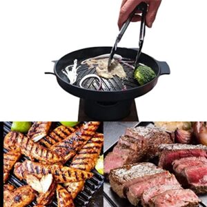 GEEKLLS Charcoal grills Mini Barbecue Stove Household One-Person Garden Outdoor BBQ Smoke-Free Japanese-Style Small Roasting Pot Meat Tool