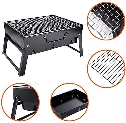 GEEKLLS Charcoal grills Portable Carbon Barbecue Stove For Picnic Garden Party Cooking Terrace Camping Travel Foldable Mini BBQ Grill Outdoor