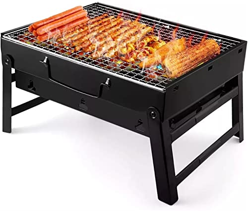GEEKLLS Charcoal grills Portable Carbon Barbecue Stove For Picnic Garden Party Cooking Terrace Camping Travel Foldable Mini BBQ Grill Outdoor