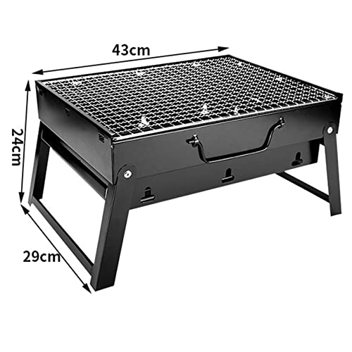 GEEKLLS Charcoal grills Barbecue Grill Outdoor Foldable Charcoal Portable Mini Grill Wood BBQ Stove For Home Garden Camping Picnic Party Beach Bivouac