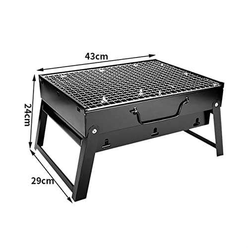 GEEKLLS Charcoal grills Outdoor Barbecue Grill Household Foldable Charcoal Portable Mini Grill Wood BBQ Stove For Home Garden Camping Picnic Party Beach