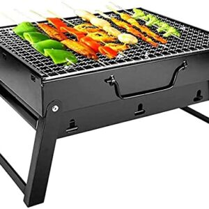 Charcoal Barbecue Grill Portable Folding BBQ Grill Barbecues Outdoor Charcoal Barbecue Desk Cooking for Picnic Garden Terrace Camping Travel Suitable for 3 to 5 People