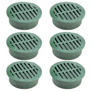 nds 13 plastic round grate, 4-inch, green (6)