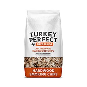 fire & flavor turkey perfect premium all natural wood chips for smoker – maple, cherry, & hickory wood chips – smoker wood chips – smoking wood chips – smoker chips – smoker accessories gifts for men