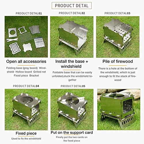 NEWCES Safety Certification Multi-Function Barbecue Grill Charcoal Grills & Smokers & Wood Burning Barbecues Outdoor BBQ Grill for Garden Camping Cooking & Grilling