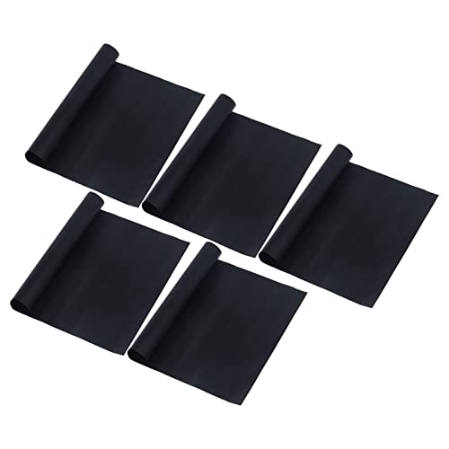 RvSky Garden kit 5Pcs Barbecue Grill Mat Rectangle PTFE Reusable Non Stick Fryer Mat for Frying Cooking Grilling