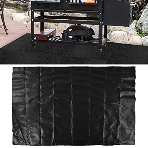 RvSky Garden Supplies Fireproof Washable Barbecue Mat Reusable Foldable Lawn Protector for Outdoor Camping Garden(39 * 47英寸)