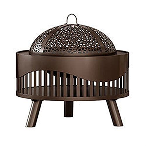 GEEKLLS Charcoal grills Outdoor Courtyard Fire Pit Portable Household Barbecue Stove Indoor Stove Grill Garden BBQ Grill Patio Furniture ( Color : 02 )