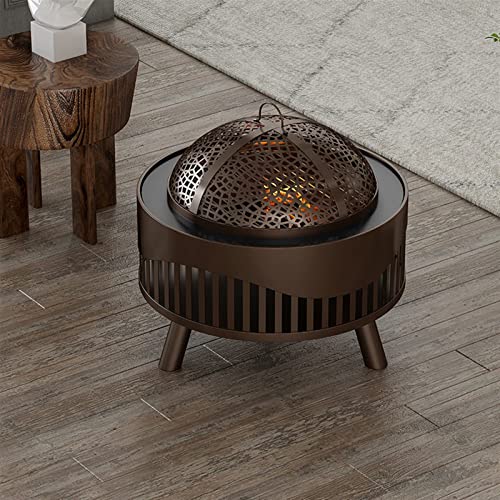 GEEKLLS Charcoal grills Outdoor Courtyard Fire Pit Portable Household Barbecue Stove Indoor Stove Grill Garden BBQ Grill Patio Furniture ( Color : 02 )