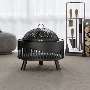 GEEKLLS Charcoal grills Outdoor Courtyard Fire Pit Portable Household Barbecue Stove Indoor Stove Grill Garden BBQ Grill Patio Furniture ( Color : 02 )