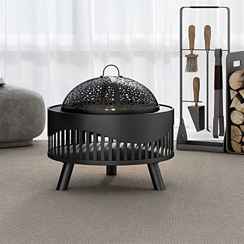 GEEKLLS Charcoal grills Outdoor Courtyard Fire Pit Portable Household Barbecue Stove Indoor Stove Grill Garden BBQ Grill Patio Furniture ( Color : 02 )