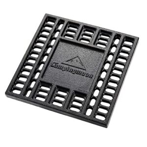 campingmoon cast iron grate, charcoal grate, grill tool, application barbecue cooking stove/garden/camping, t-175