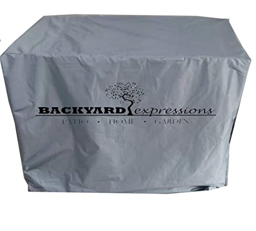 BACKYARD EXPRESSIONS PATIO · HOME · GARDEN 912399 Outdoor Patio Cover-600D Oxford Cloth- Grey- Works with 45 or 57 Quart Coolers-Backyard Expressions