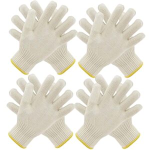 4 pairs oven gloves with fingers,heat resistant gloves for cooking,grill gloves,bbq gloves,heat resistant gloves for sublimation for men/women