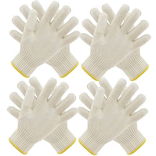 4 Pairs Oven Gloves with Fingers,Heat Resistant Gloves for Cooking,Grill Gloves,BBQ Gloves,Heat Resistant Gloves for Sublimation for Men/Women