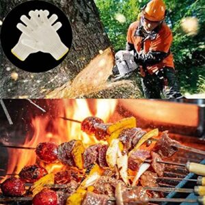 4 Pairs Oven Gloves with Fingers,Heat Resistant Gloves for Cooking,Grill Gloves,BBQ Gloves,Heat Resistant Gloves for Sublimation for Men/Women