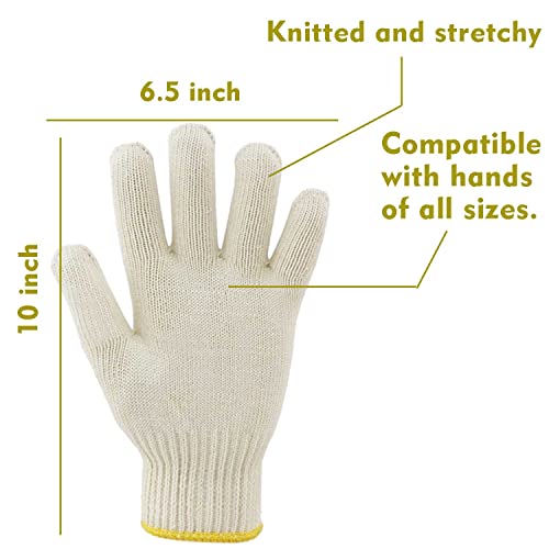 4 Pairs Oven Gloves with Fingers,Heat Resistant Gloves for Cooking,Grill Gloves,BBQ Gloves,Heat Resistant Gloves for Sublimation for Men/Women